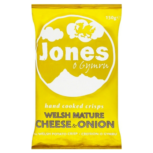 Jones o Gymru Mature Cheese & Onion 12x150g
