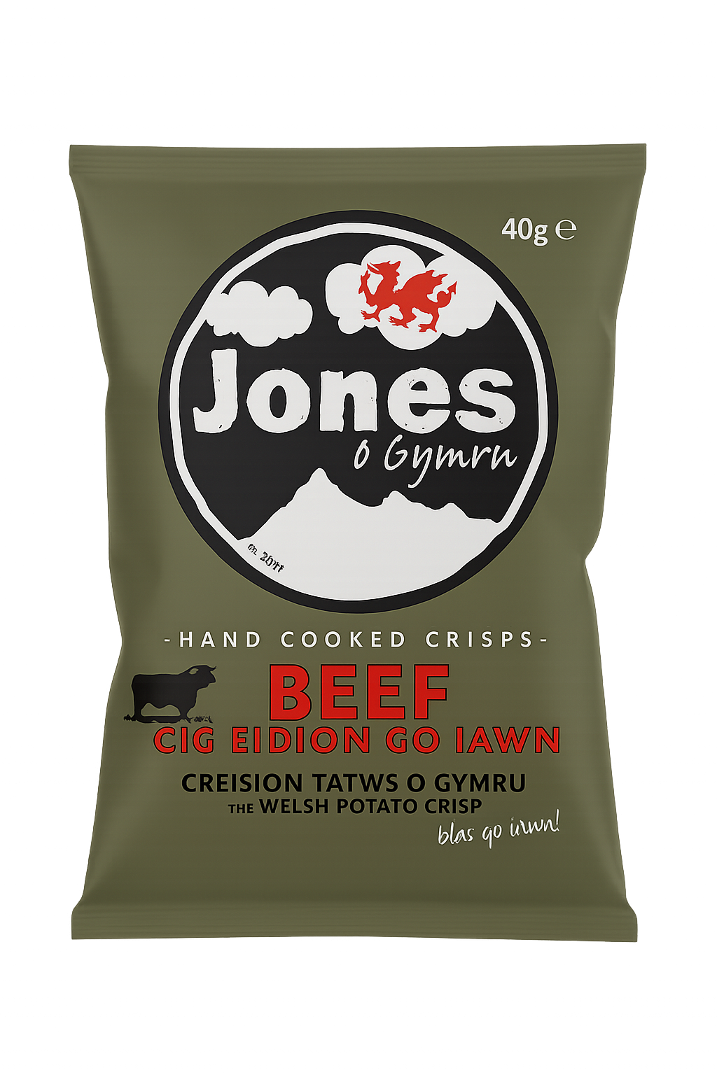 Jones o Gymru Beef 24x40g