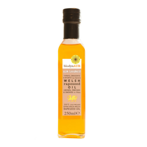 Blodyn Aur Oak Smoked Welsh Rapeseed Oil  6x250ml