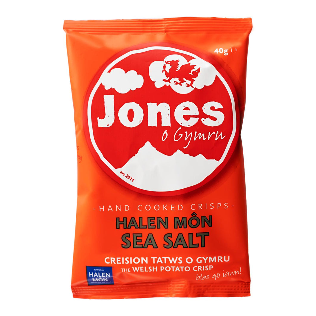 Jones o Gymru Halen Môn Sea Salt 24x40g