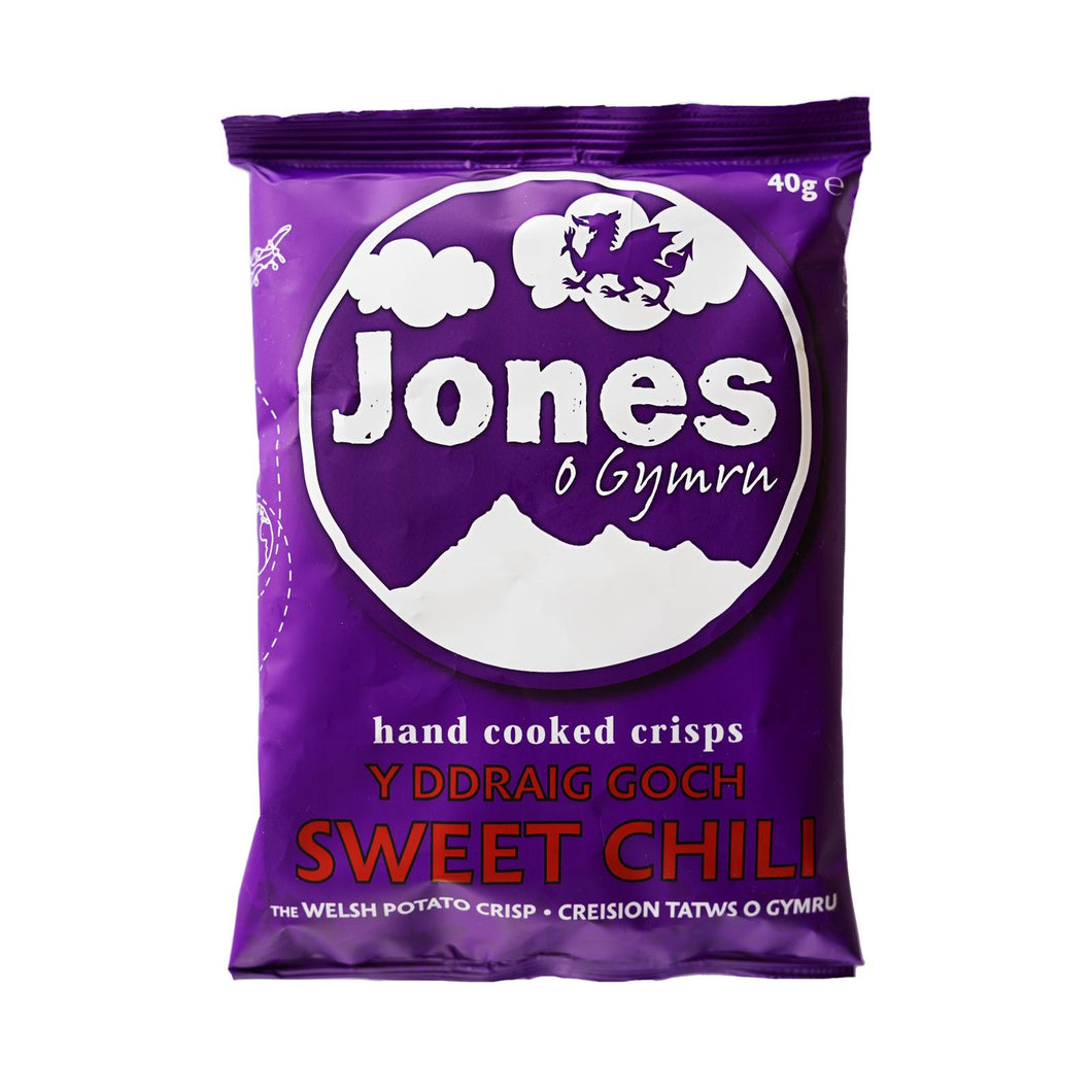 Jones o Gymru y Ddraig Goch Sweet Chili 24x40g