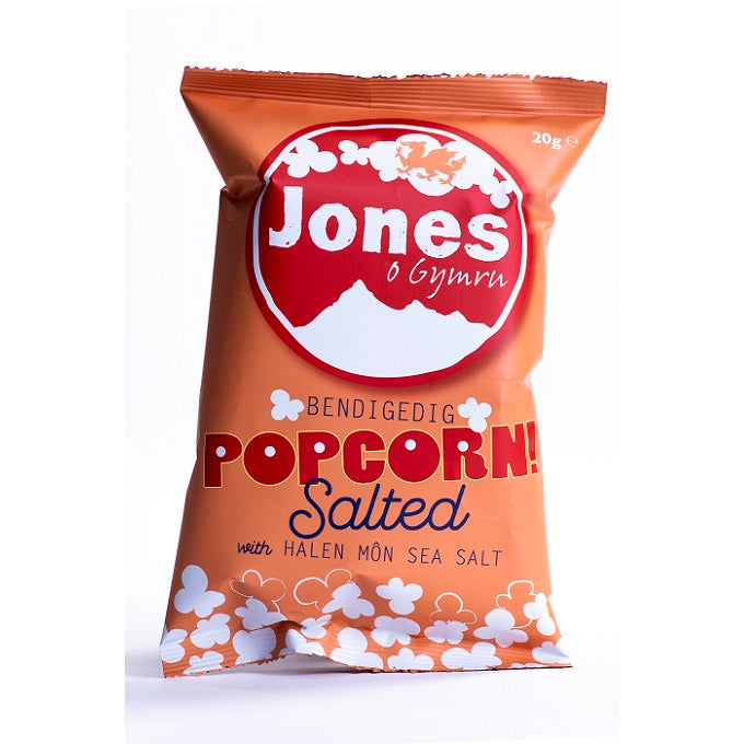Jones Popcorn Salted with Halen Môn 28x20g